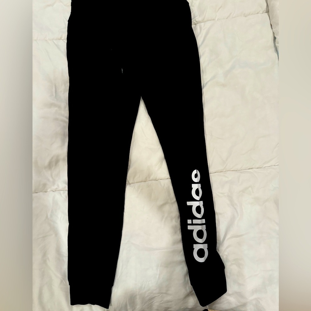 Adidas black joggers women’s size medium